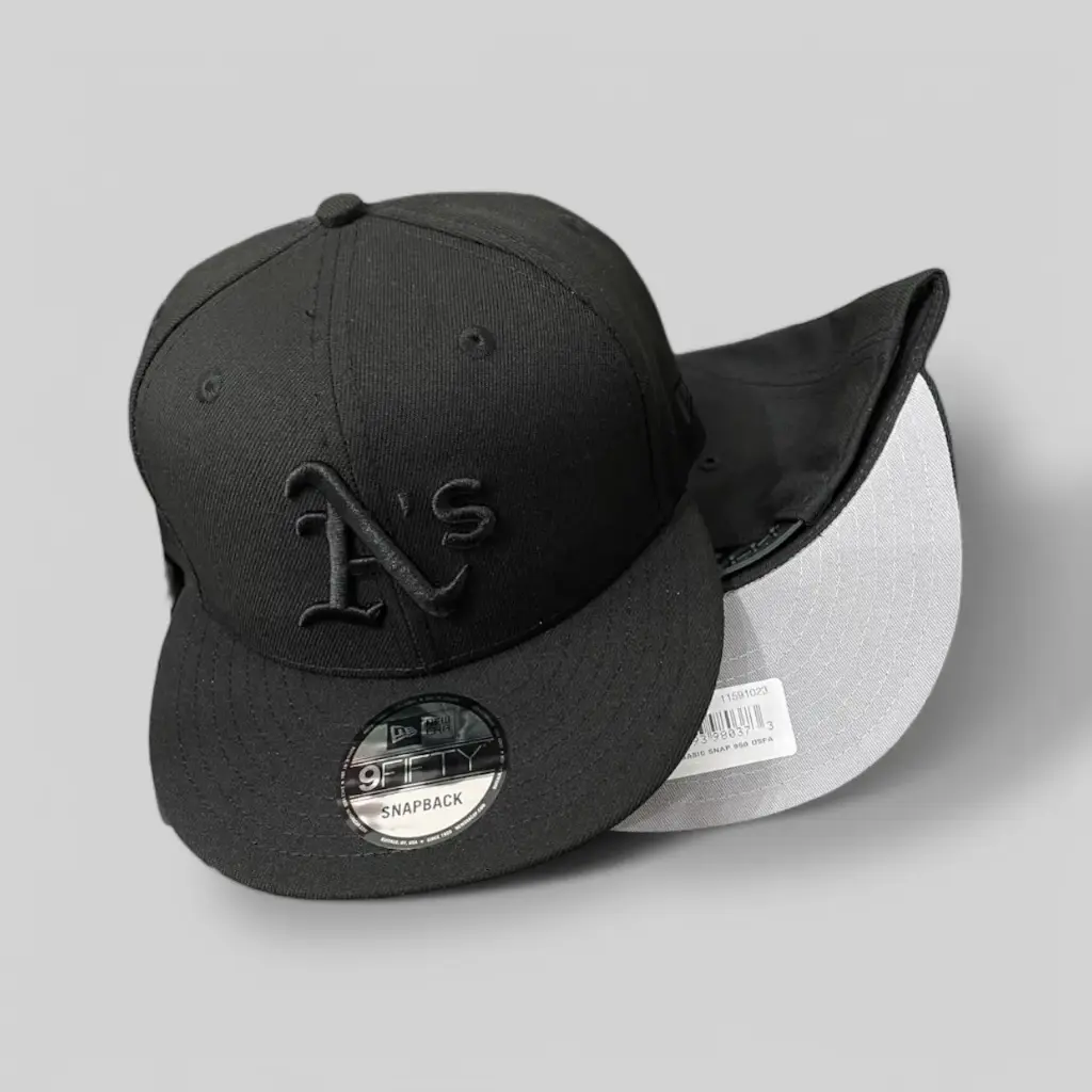 9FIFTY A's TOTAL BLACK