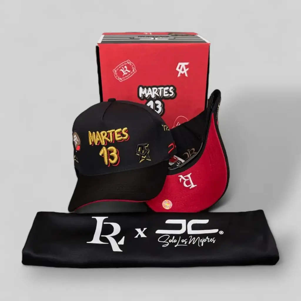 JC HATS MARTES 13 BLACK