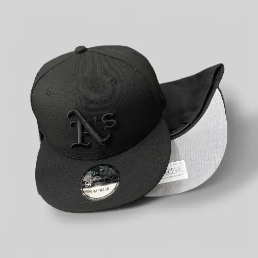 9FIFTY A's TOTAL BLACK