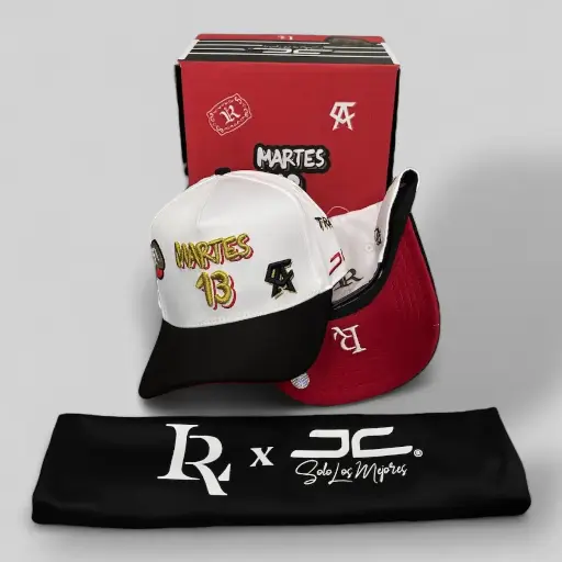 JC HATS MARTES 13 WHITE