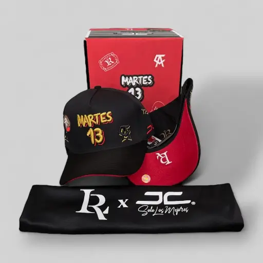 JC HATS MARTES 13 BLACK