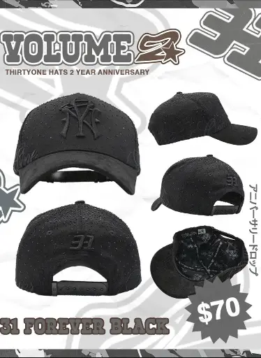 31 HATS VOL. FOREVER BLACK