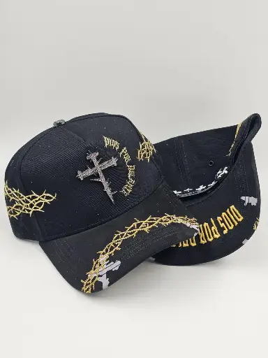 BB DIOS POR DELANTE BLACK/GOLD